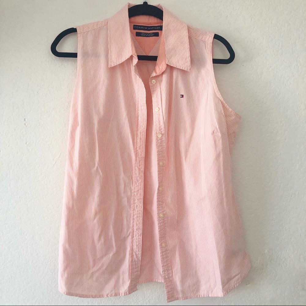 Tommy Hilfiger button down tank